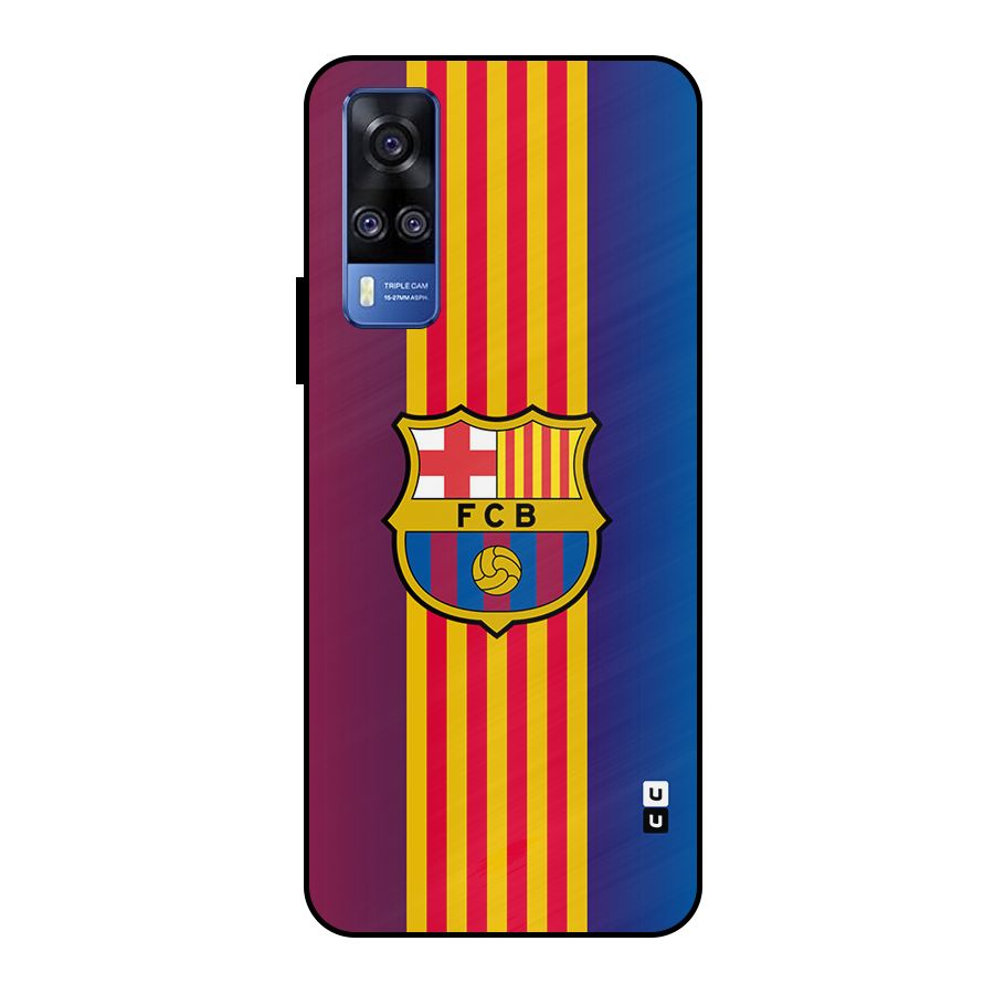 Club Barcelona Metal Back Case for Vivo Y51