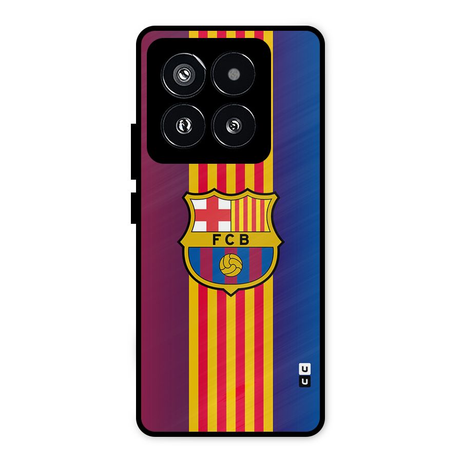 Club Barcelona Metal Back Case for Xiaomi 14 Pro
