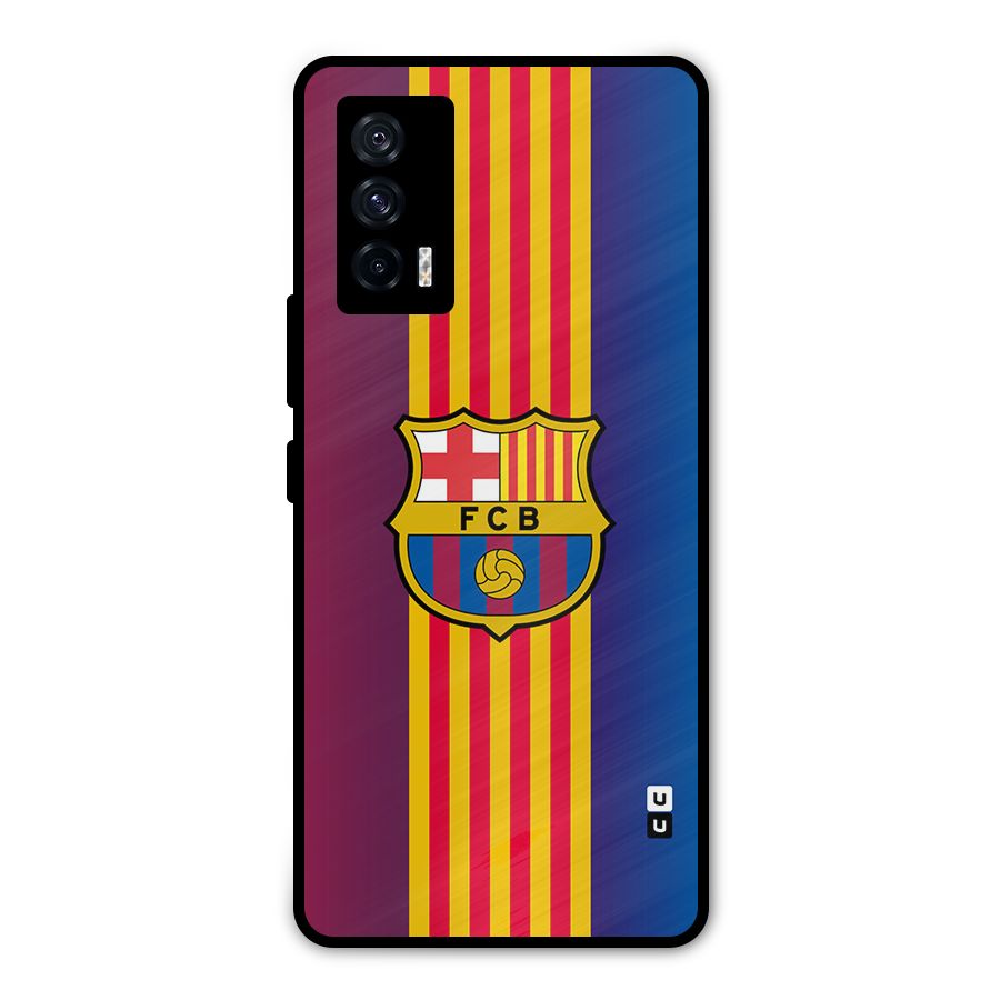 Club Barcelona Metal Back Case for iQOO 7 5G