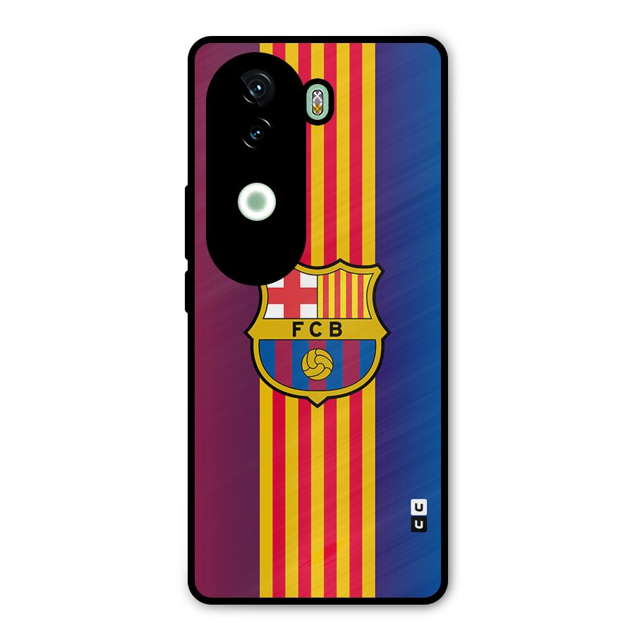 Club Barcelona Metal Back Case for iQOO Z9s