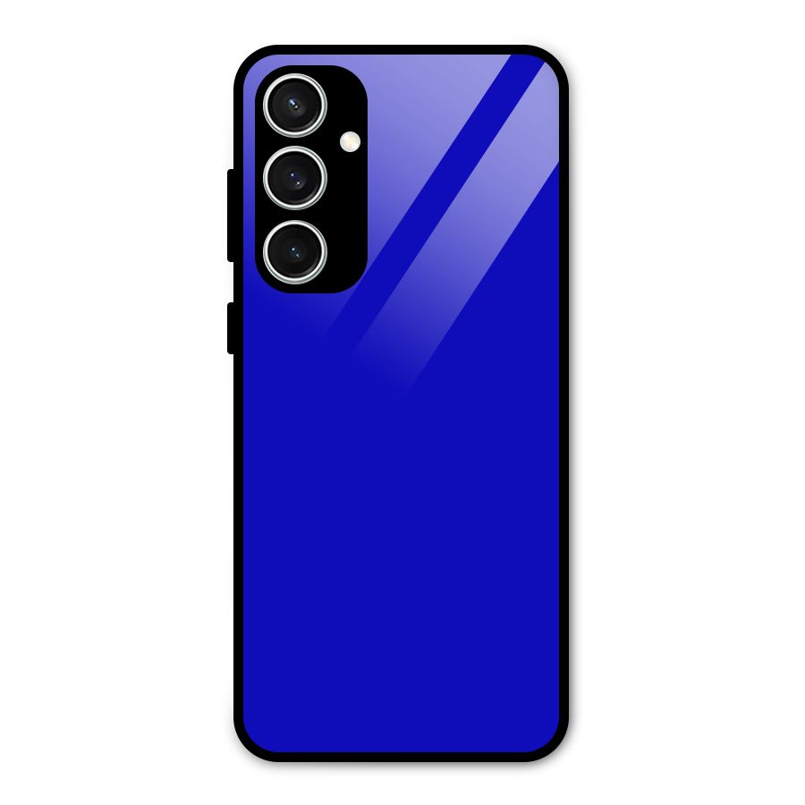 Cobalt Blue Glass Back Case for Galaxy S23 FE
