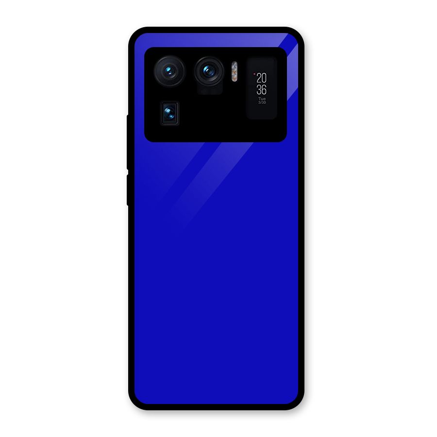 Cobalt Blue Glass Back Case for Mi 11 Ultra