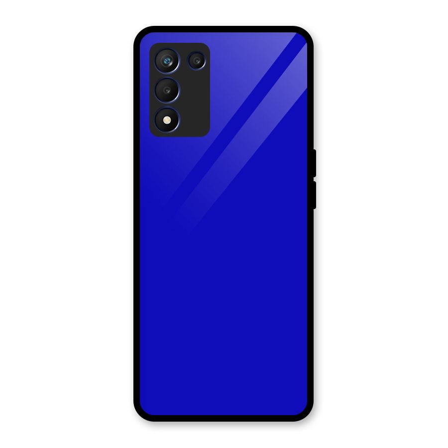 Cobalt Blue Glass Back Case for Realme 9 5G Speed