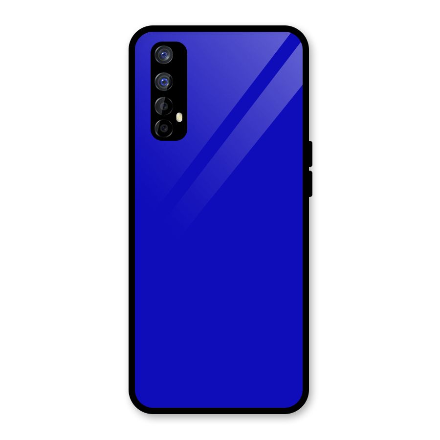 Cobalt Blue Glass Back Case for Realme Narzo 20 Pro