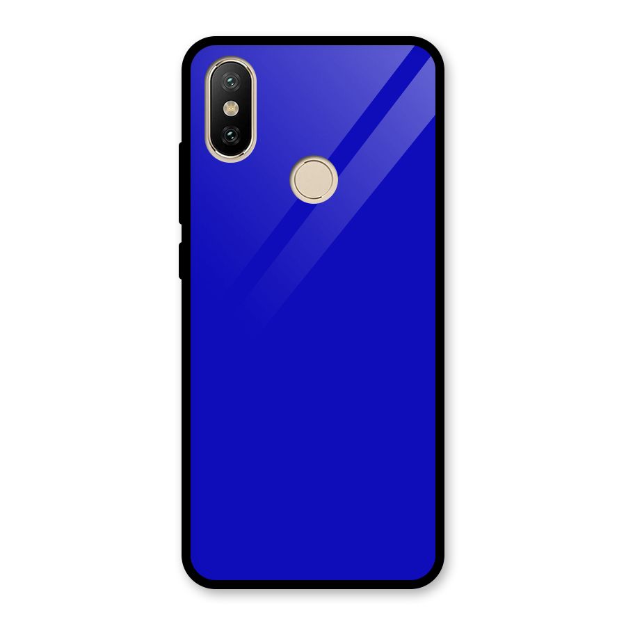 Cobalt Blue Glass Back Case for Redmi A2