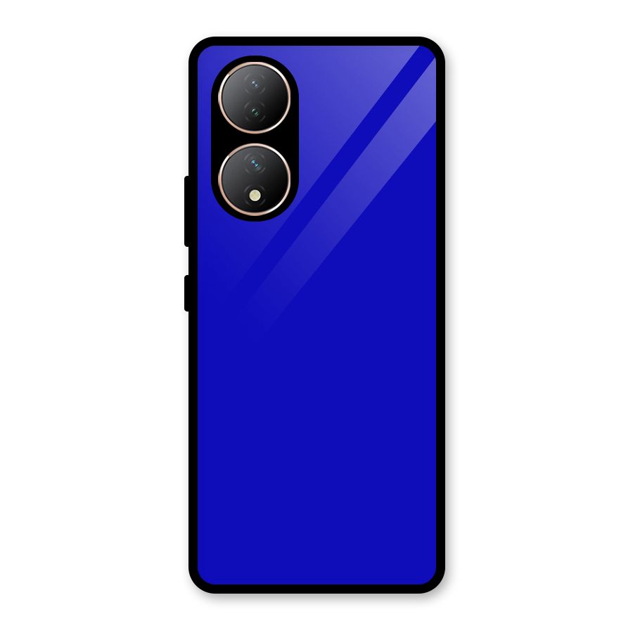 Cobalt Blue Glass Back Case for Vivo Y100A