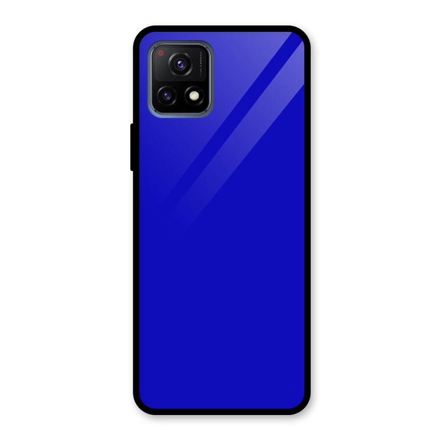 Cobalt Blue Glass Back Case for Vivo Y72 5G