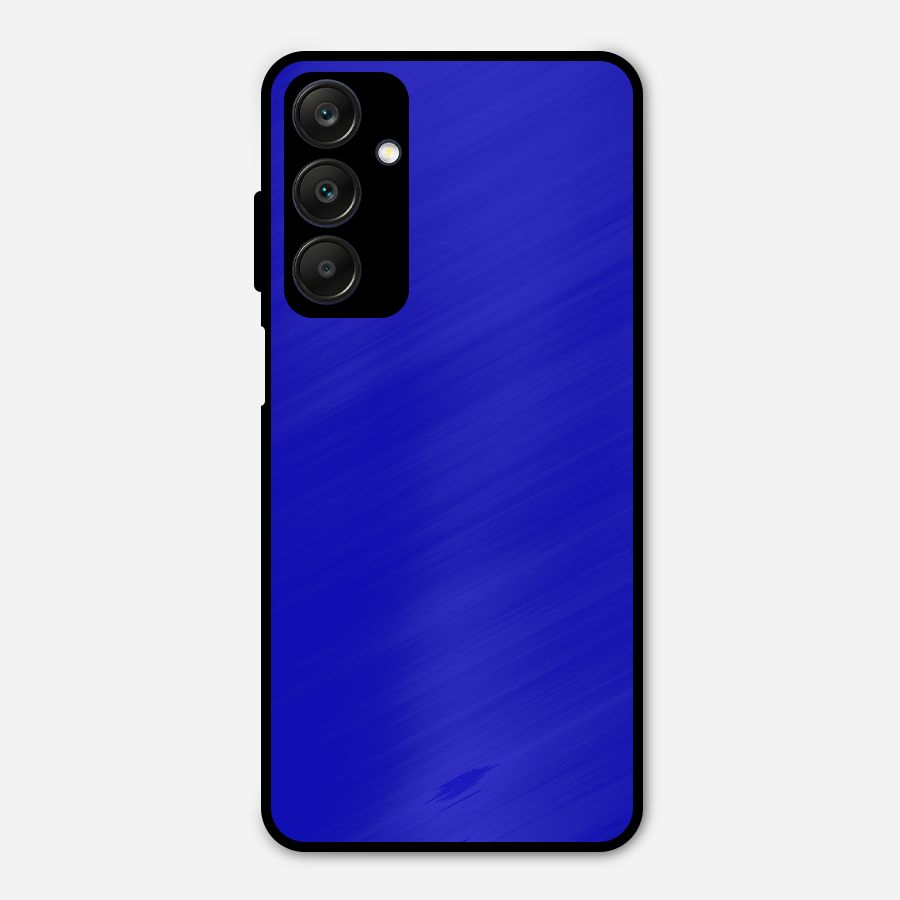 Cobalt Blue Metal Back Case for Galaxy A25 5G