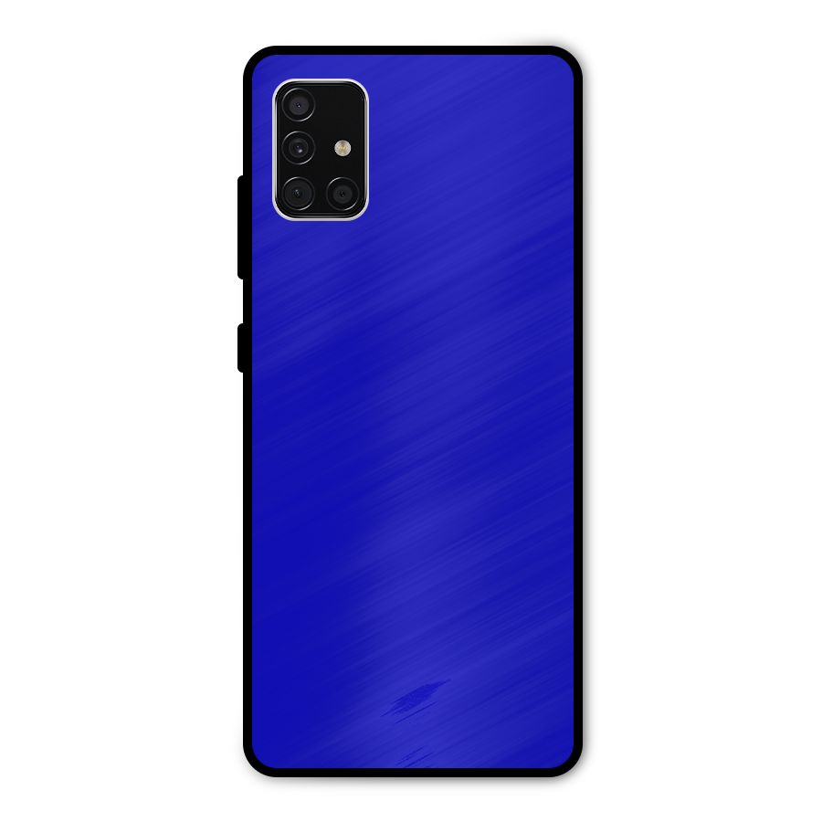 Cobalt Blue Metal Back Case for Galaxy A51