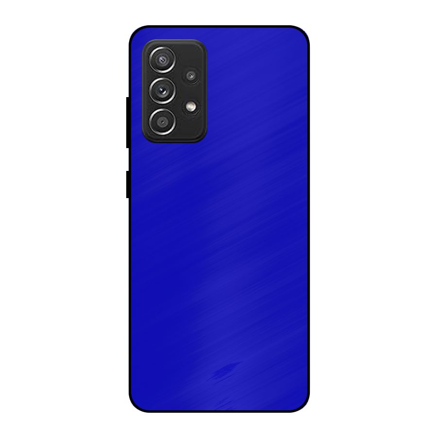 Cobalt Blue Metal Back Case for Galaxy A52s 5G