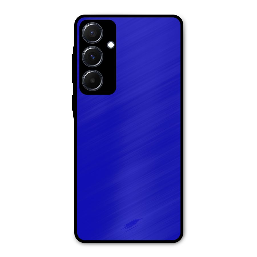 Cobalt Blue Metal Back Case for Galaxy A55