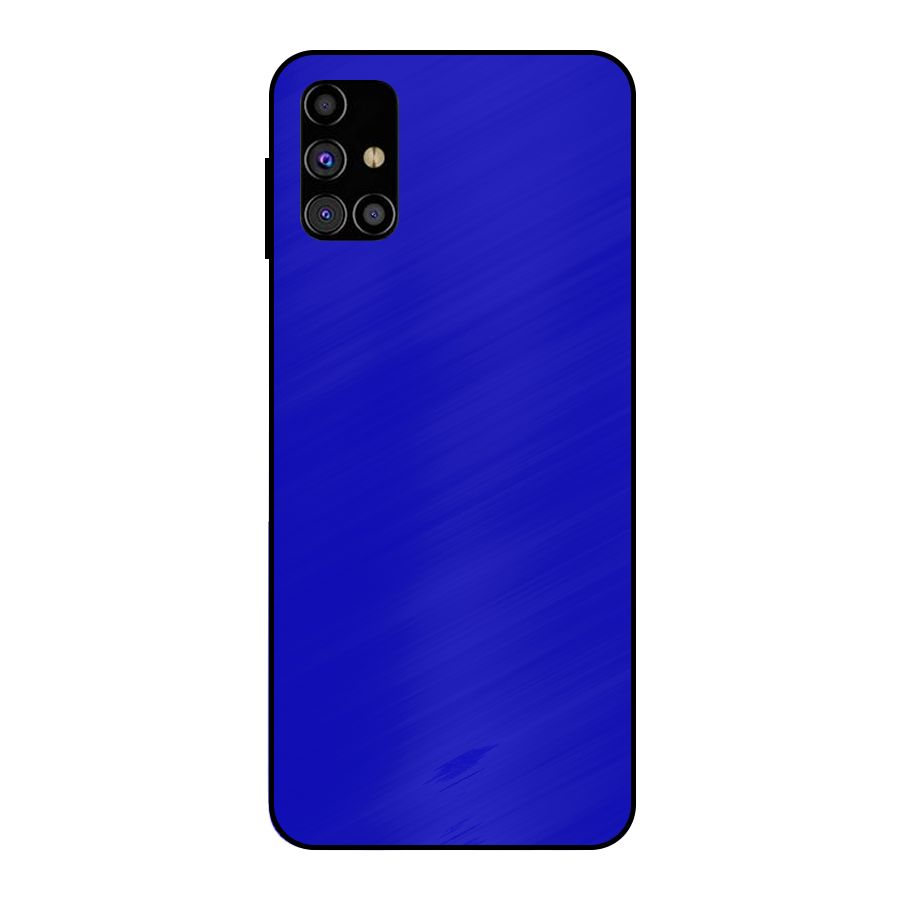 Cobalt Blue Metal Back Case for Galaxy M31s