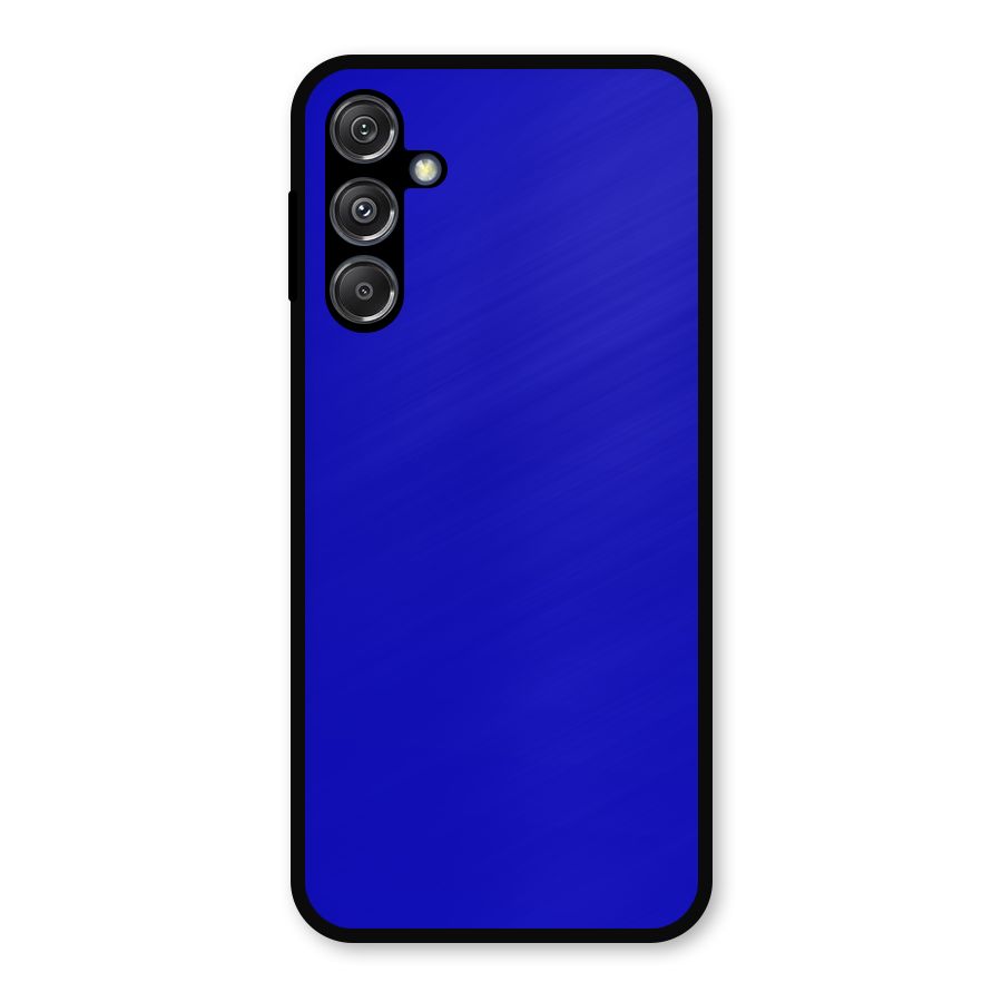 Cobalt Blue Metal Back Case for Galaxy M34 5G