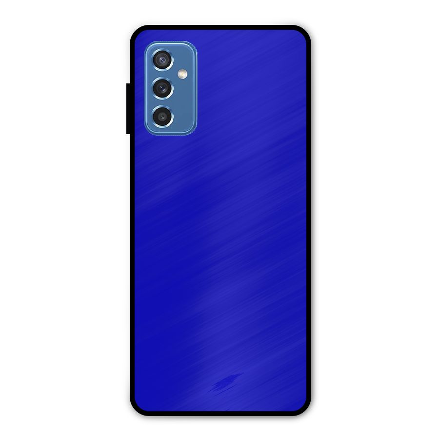 Cobalt Blue Metal Back Case for Galaxy M52 5G