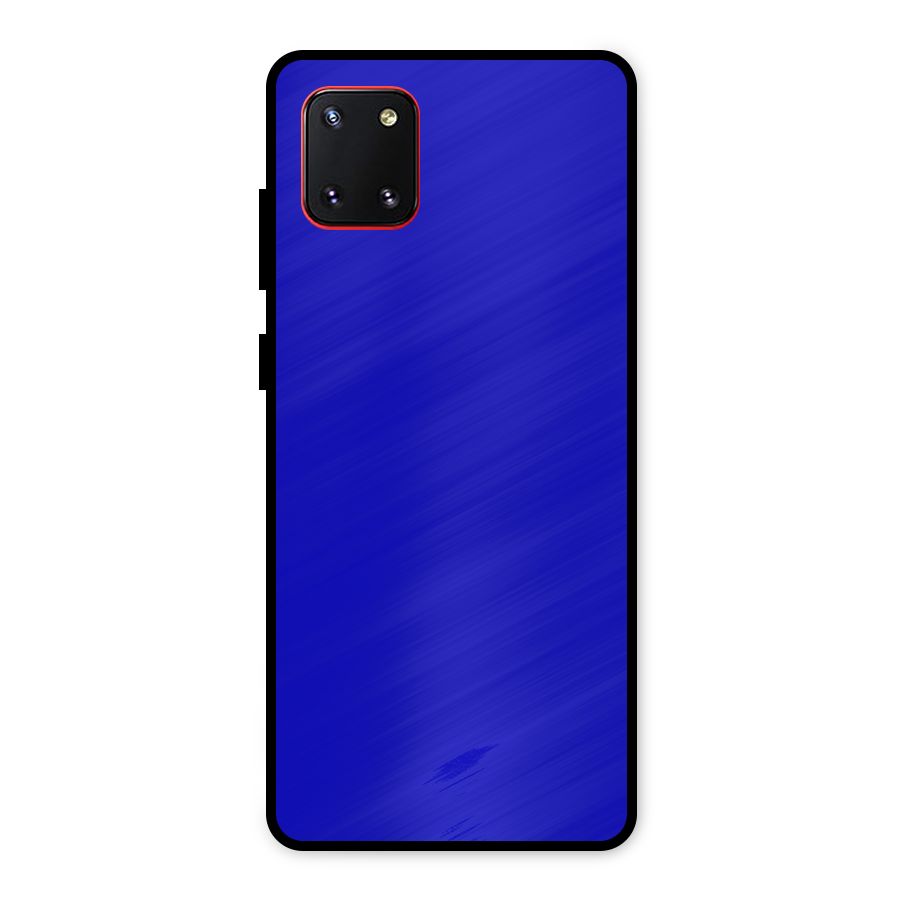 Cobalt Blue Metal Back Case for Galaxy Note 10 Lite