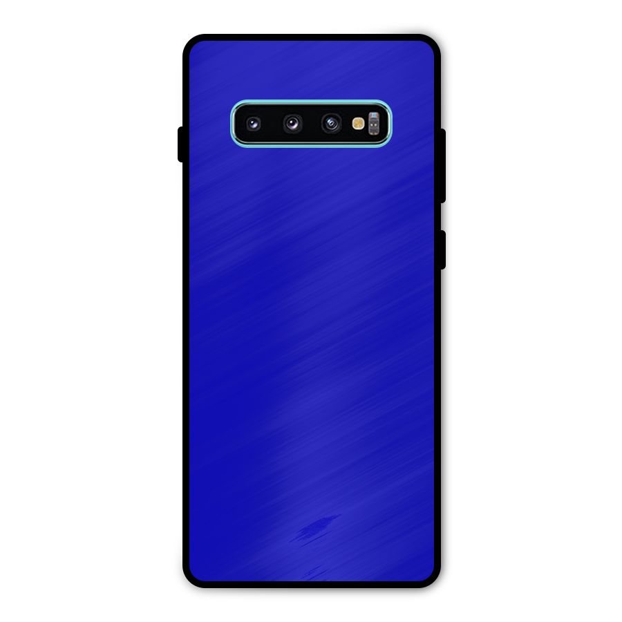 Cobalt Blue Metal Back Case for Galaxy S10 Plus