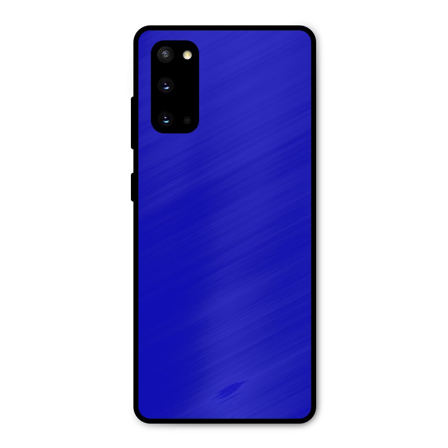 Cobalt Blue Metal Back Case for Galaxy S20