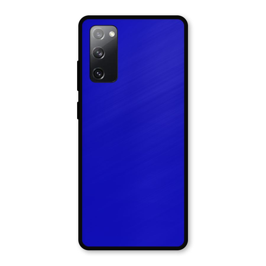 Cobalt Blue Metal Back Case for Galaxy S20 FE