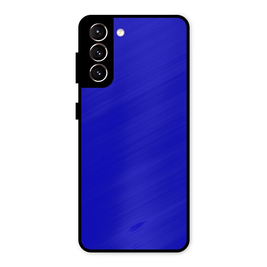 Cobalt Blue Metal Back Case for Galaxy S21 5G