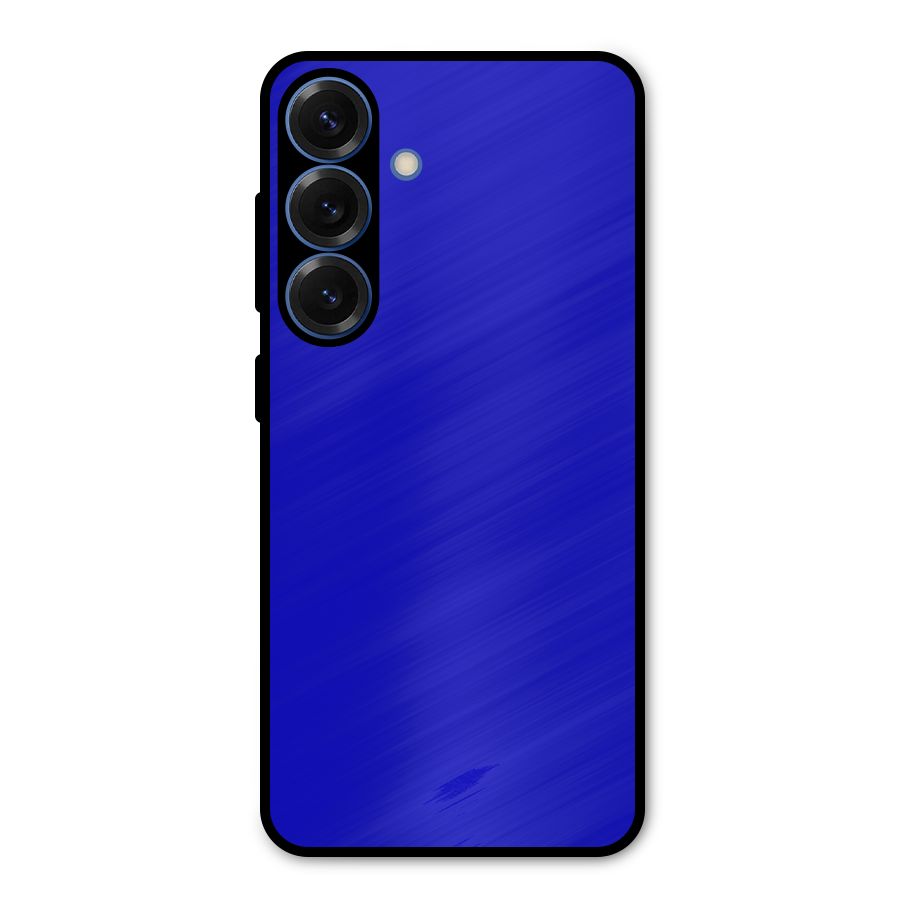 Cobalt Blue Metal Back Case for Galaxy S25