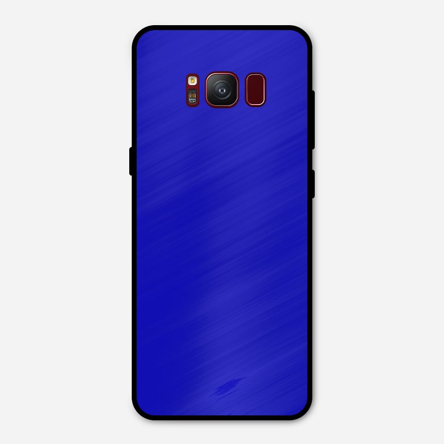 Cobalt Blue Metal Back Case for Galaxy S8
