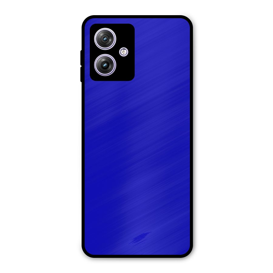 Cobalt Blue Metal Back Case for Moto G64