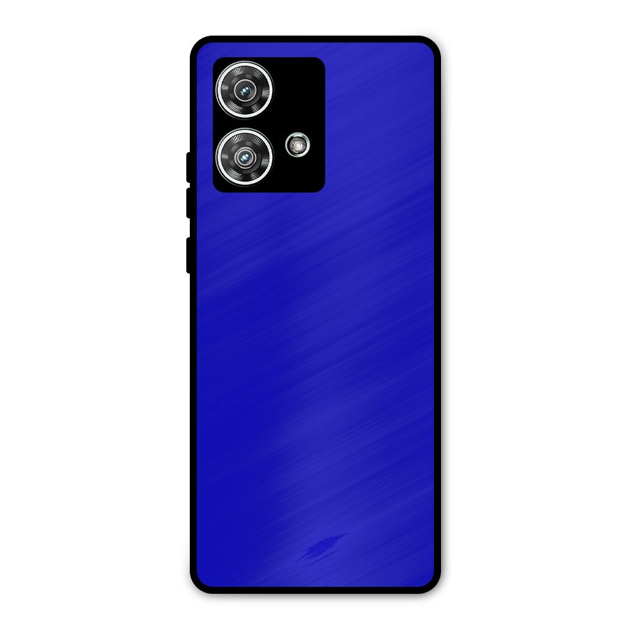 Cobalt Blue Metal Back Case for Motorola Edge 40 Neo