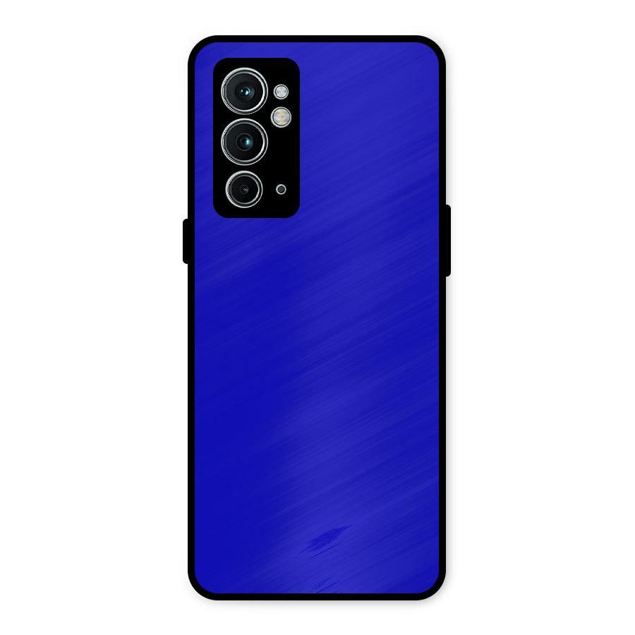 Cobalt Blue Metal Back Case for OnePlus 9RT 5G