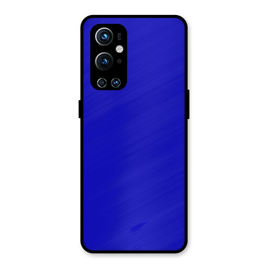 Cobalt Blue Metal Back Case for OnePlus 9 Pro