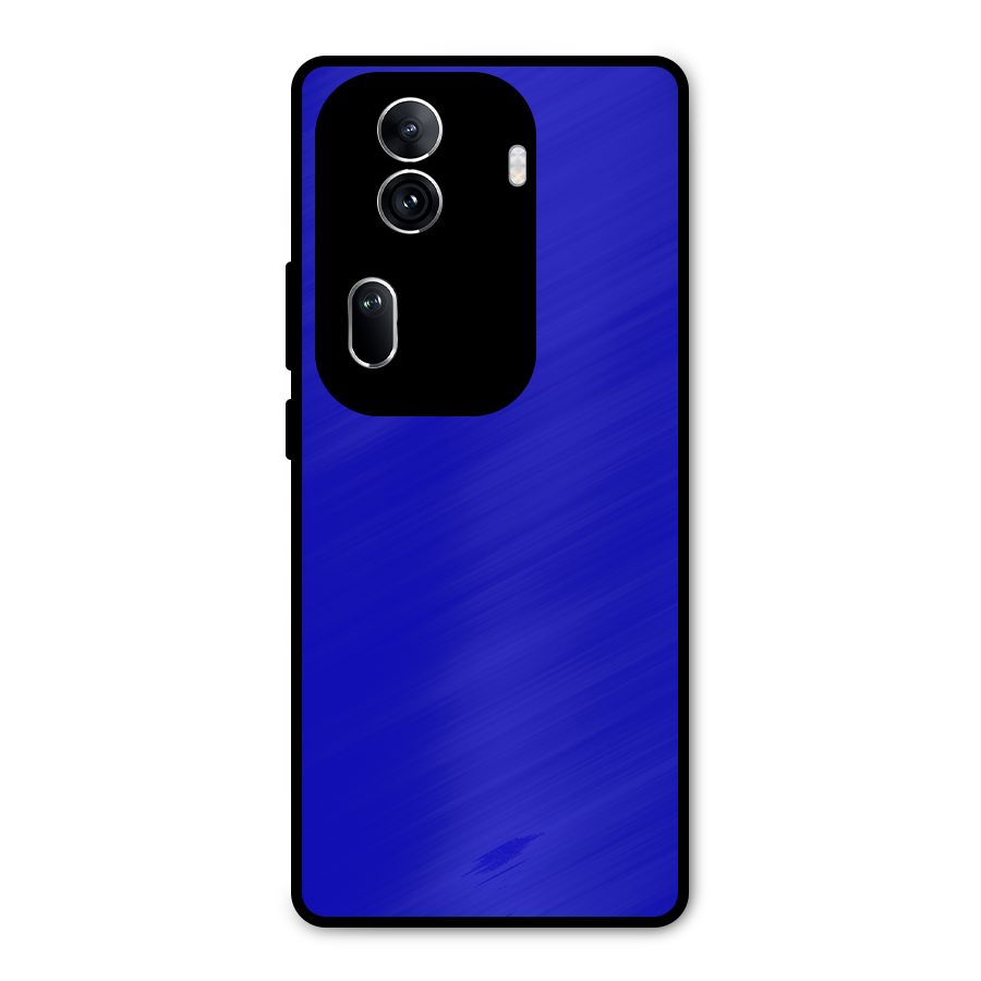 Cobalt Blue Metal Back Case for Oppo Reno11 Pro 5G