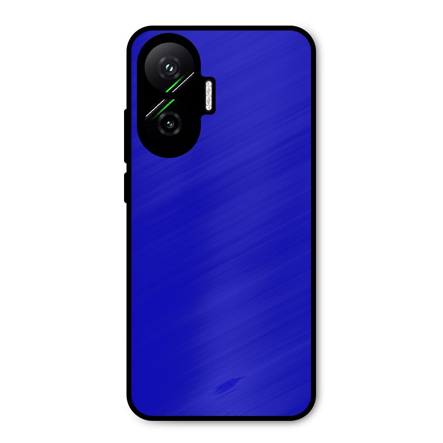Cobalt Blue Metal Back Case for Poco F7