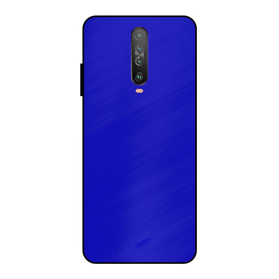 Cobalt Blue Metal Back Case for Poco X2