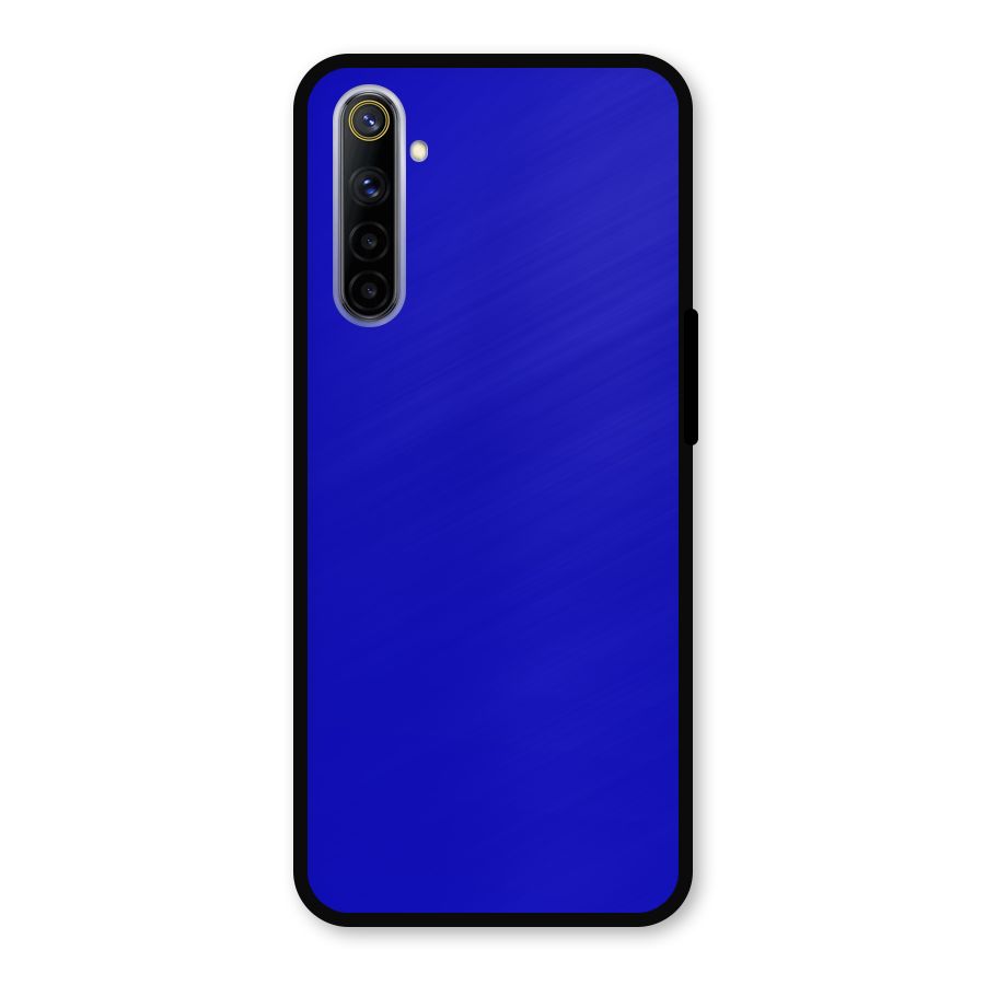 Cobalt Blue Metal Back Case for Realme 6i