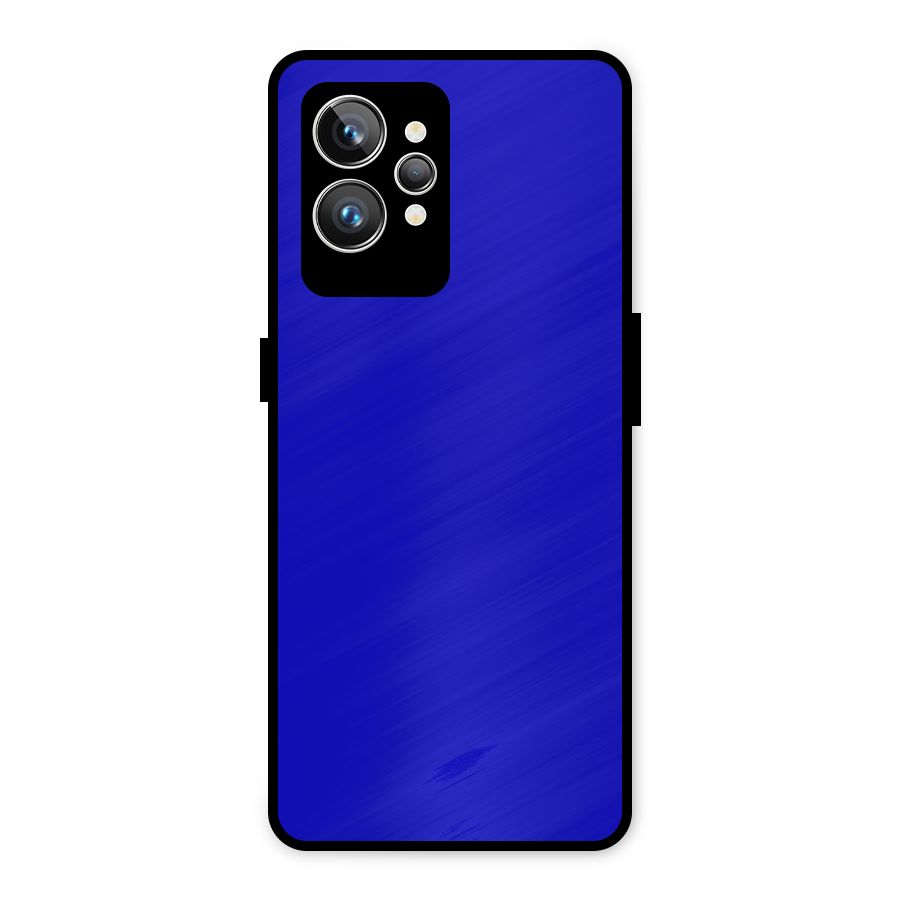 Cobalt Blue Metal Back Case for Realme GT2 Pro
