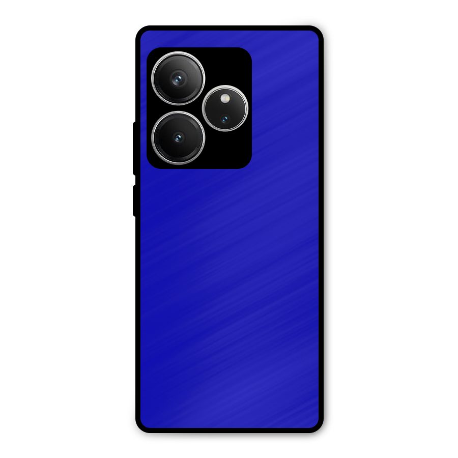 Cobalt Blue Metal Back Case for Realme GT 6