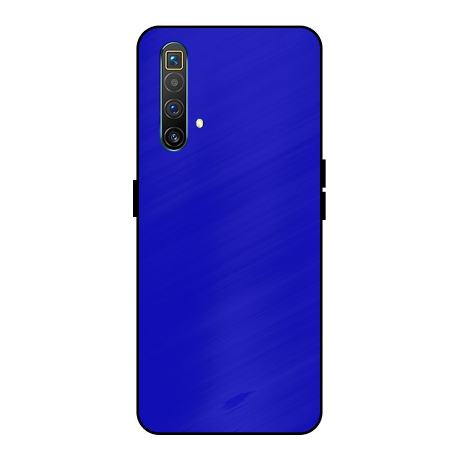 Cobalt Blue Metal Back Case for Realme X3 SuperZoom