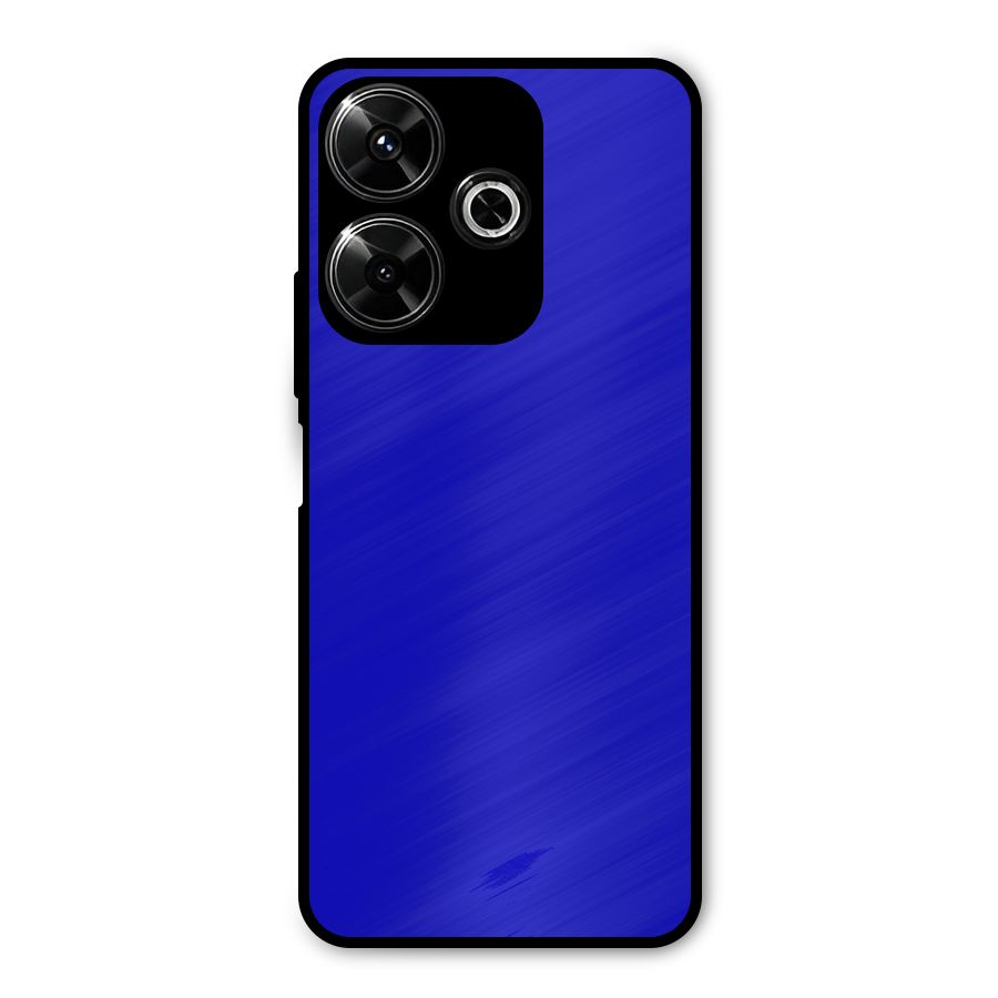 Cobalt Blue Metal Back Case for Redmi 13 5G