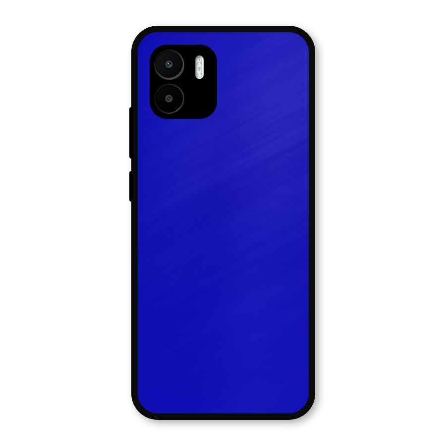 Cobalt Blue Metal Back Case for Redmi A1