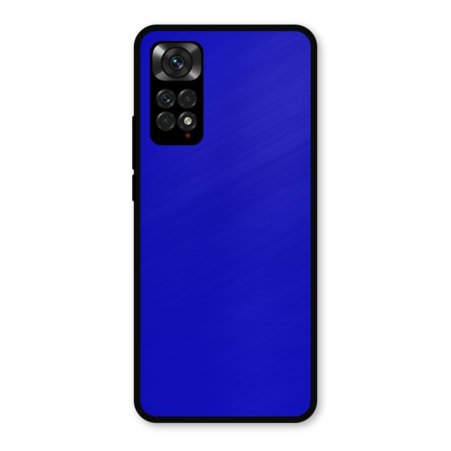 Cobalt Blue Metal Back Case for Redmi Note 11s