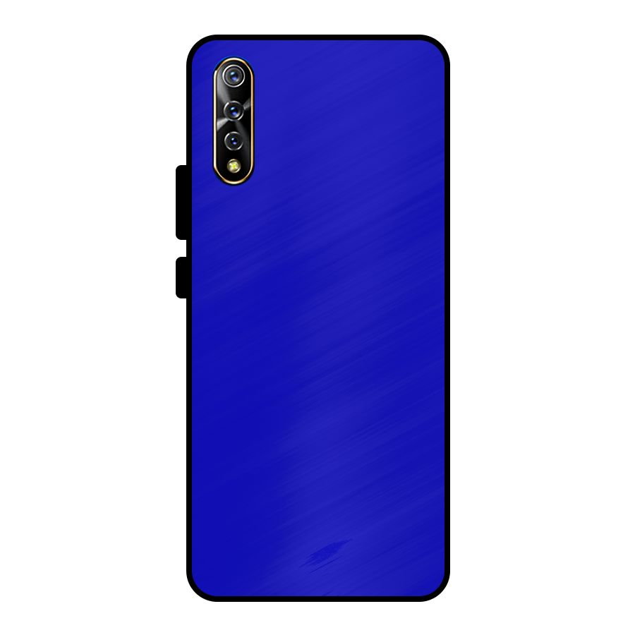 Cobalt Blue Metal Back Case for Vivo S1