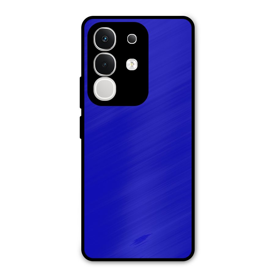 Cobalt Blue Metal Back Case for Vivo T4x