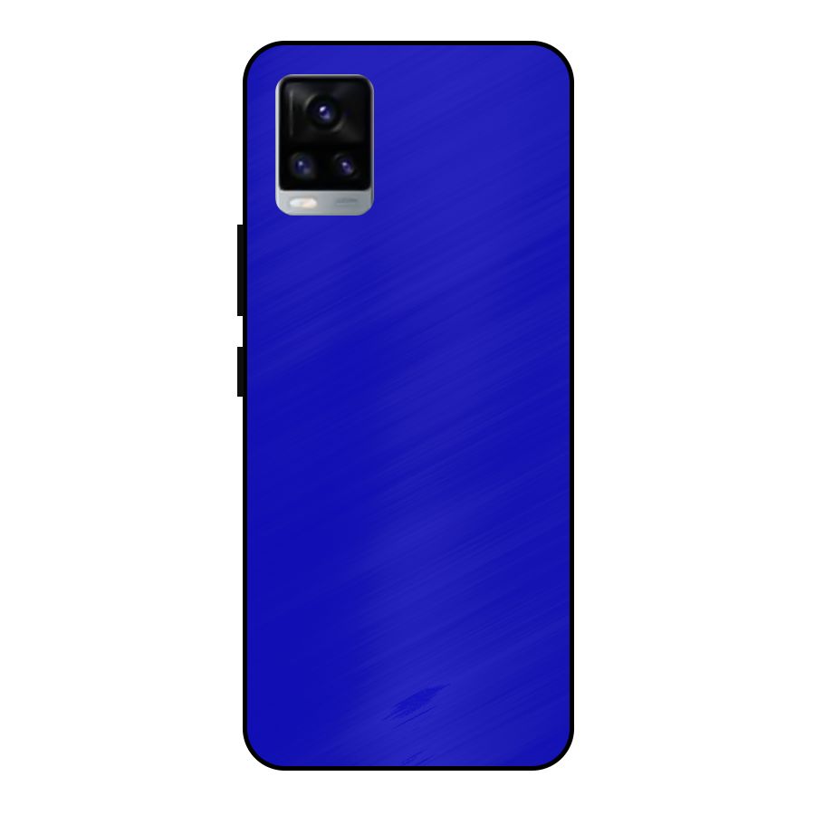 Cobalt Blue Metal Back Case for Vivo V20