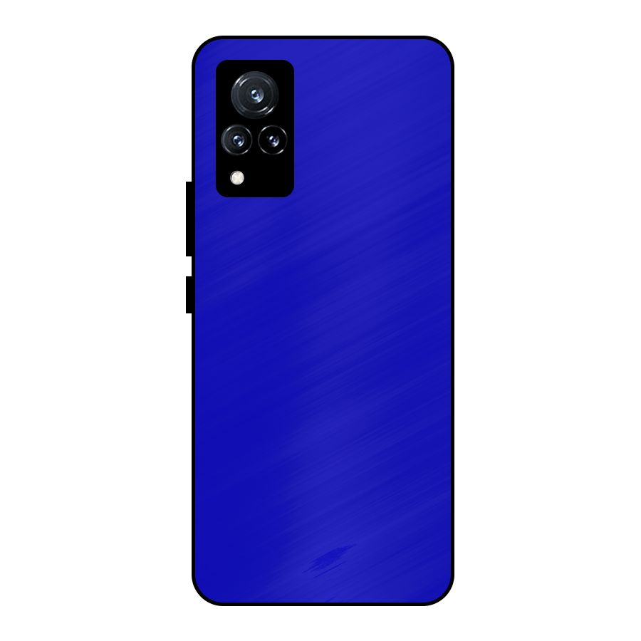 Cobalt Blue Metal Back Case for Vivo V21 5G