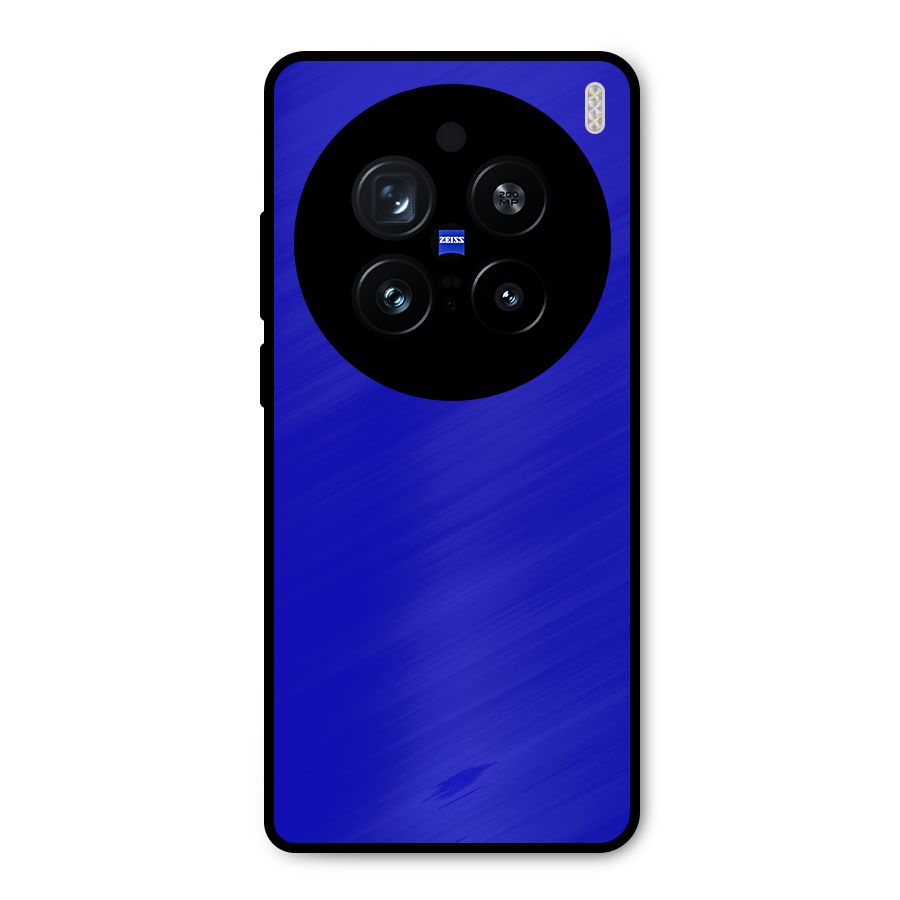 Cobalt Blue Metal Back Case for Vivo X200 Pro