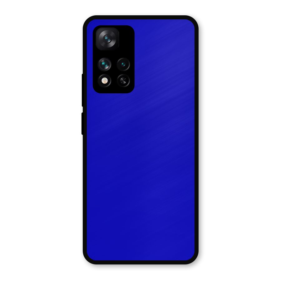 Cobalt Blue Metal Back Case for Xiaomi 11i Hypercharge 5G