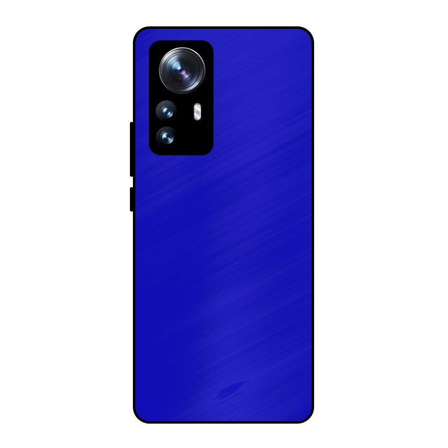 Cobalt Blue Metal Back Case for Xiaomi 12 Pro