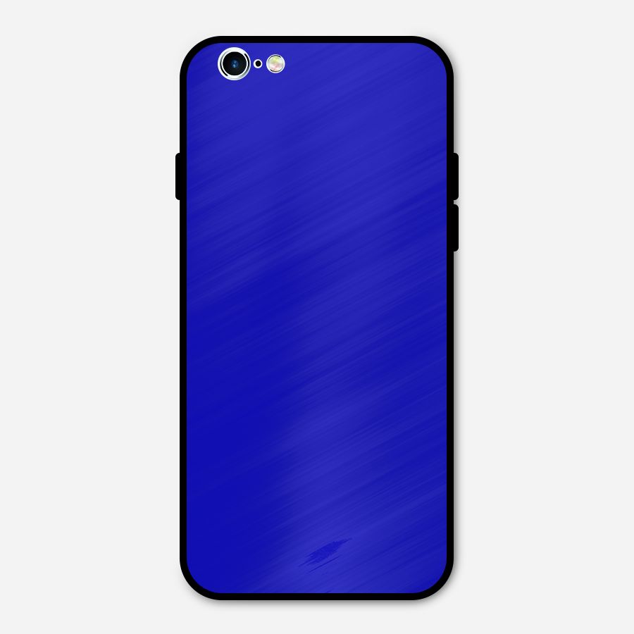 Cobalt Blue Metal Back Case for iPhone 6 6s