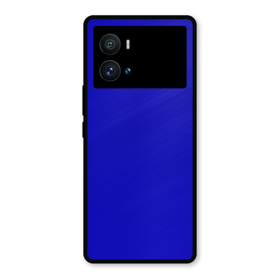 Cobalt Blue Metal Back Case for iQOO 9 Pro