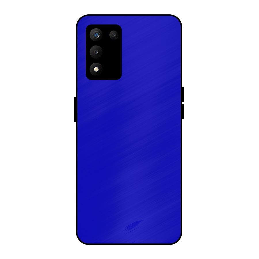 Cobalt Blue Metal Back Case for realme 9 5G SE