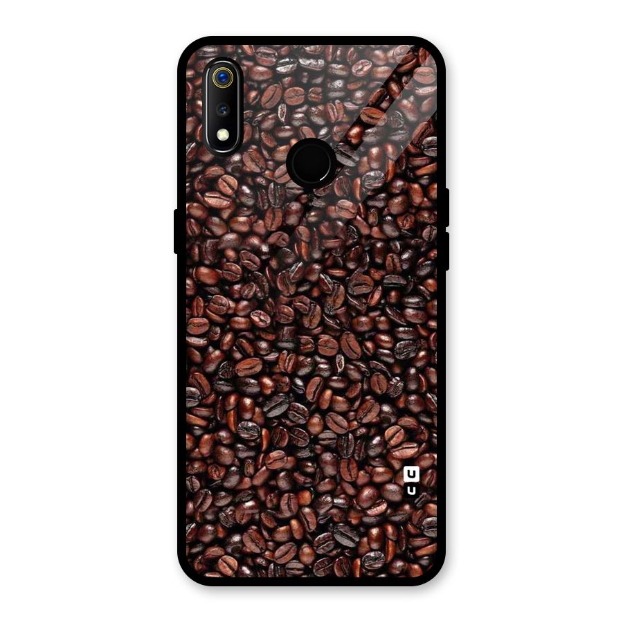 Cocoa Beans Glass Back Case for Realme 3i